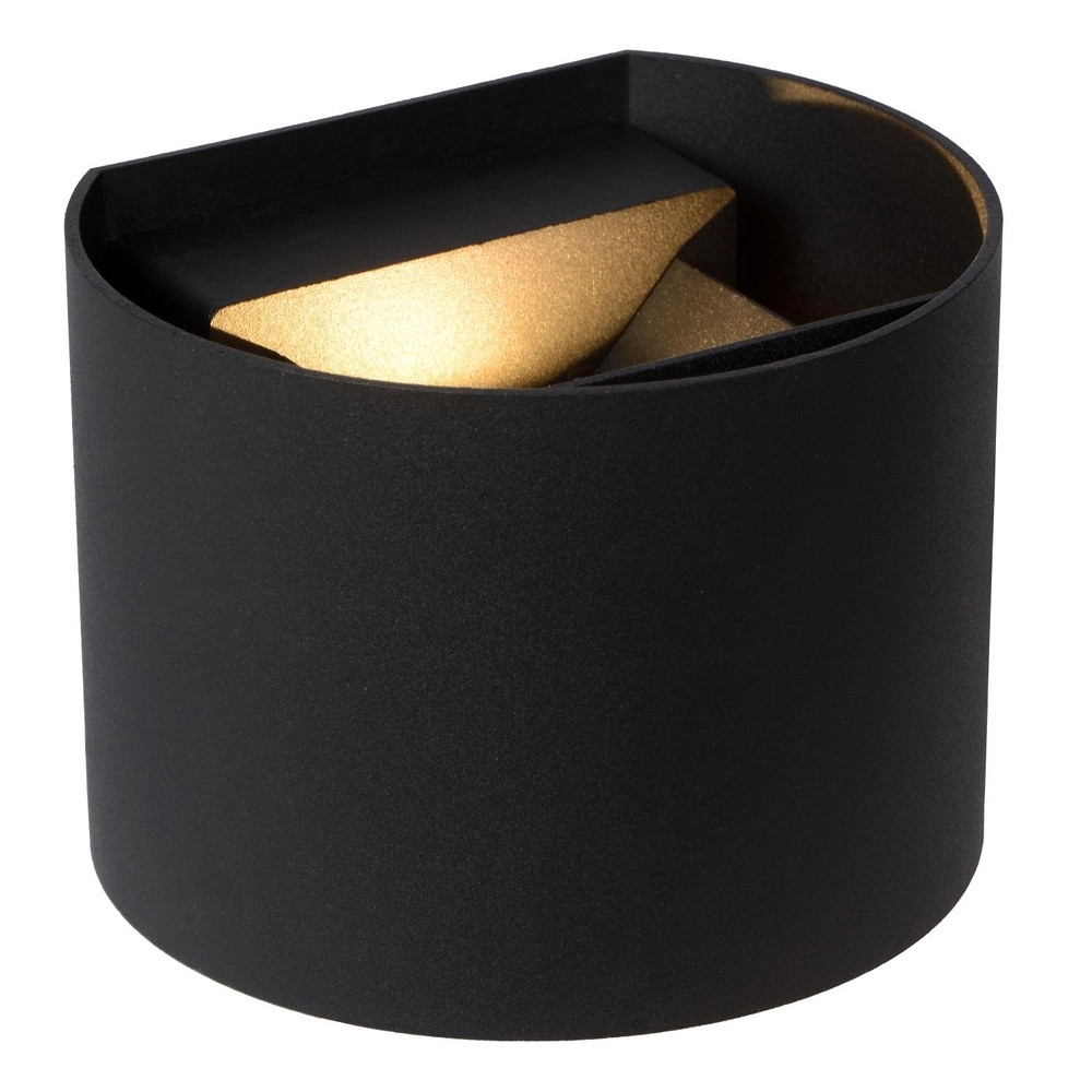Square wall spotlight Axi 2 x 3.5W IP54 black