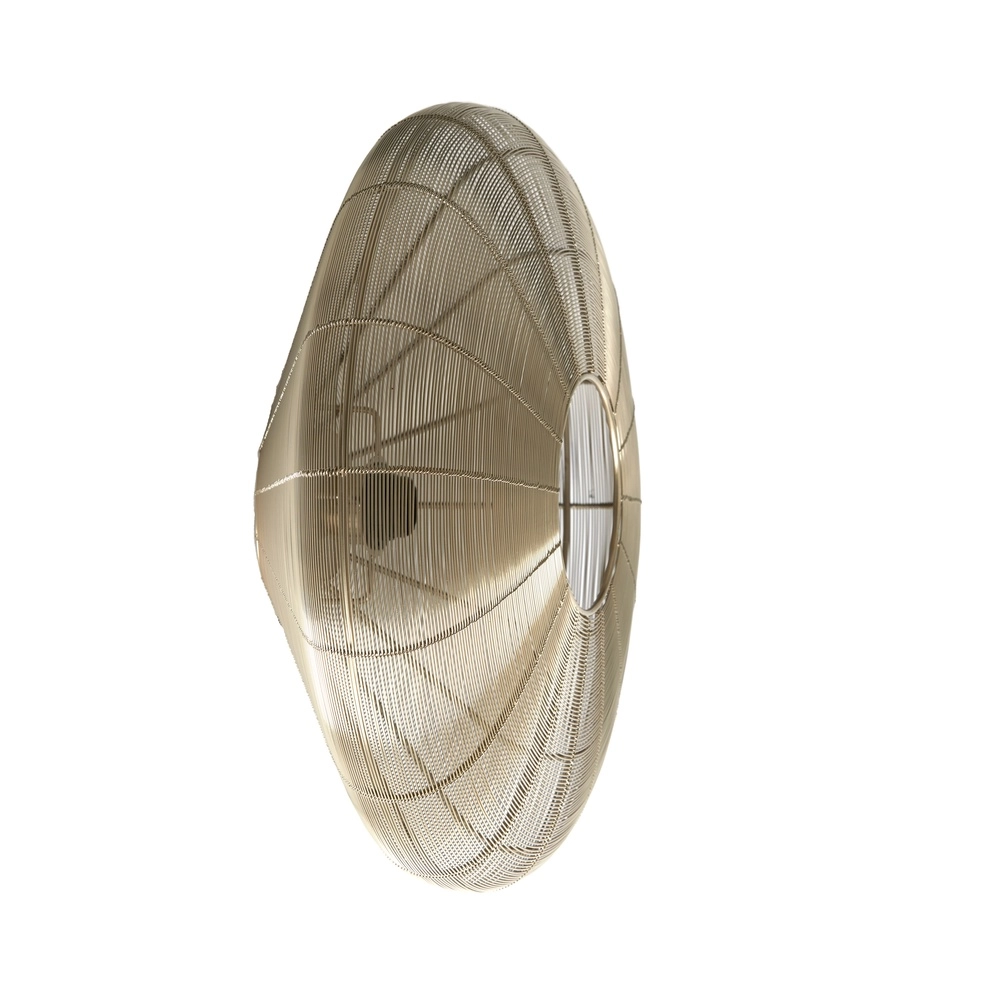Metal ceiling lamp Bahoto Ø 51cm - light gold Light & Living 8717807706074