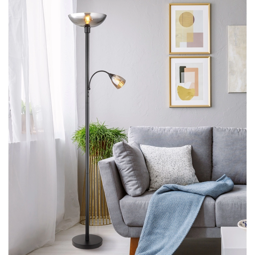 Floor lamp Blade Black Globo 9007371451951