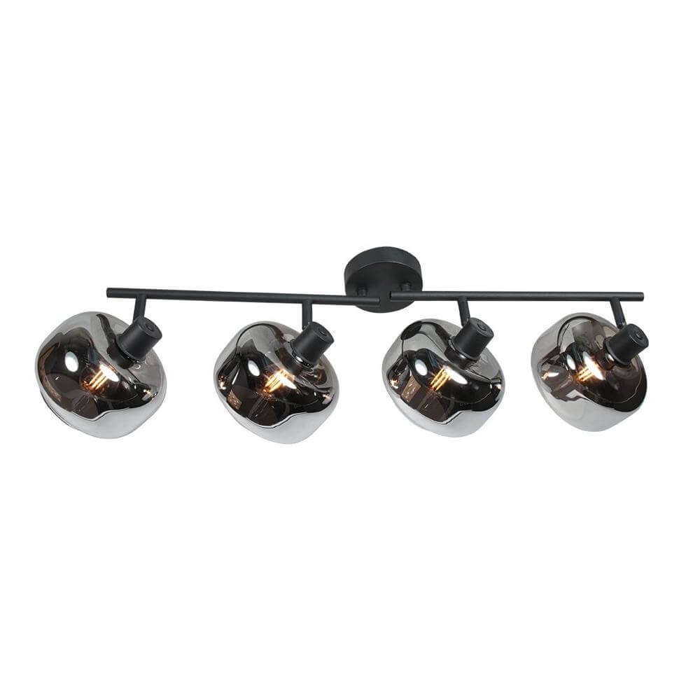 Black ceiling lamp Tenebris 4-light Steinhauer 8712746178135