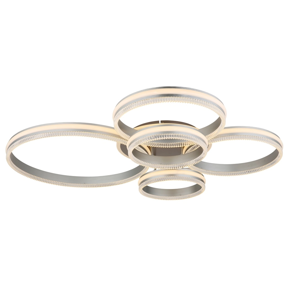 Ceiling lamp Francine gunmetal 5 rings Globo 9007371580644