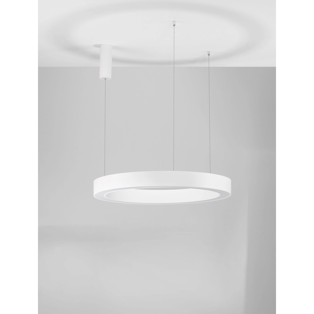 Pendant lamp Morbido white Ø 80cm Lyora 5212017438669