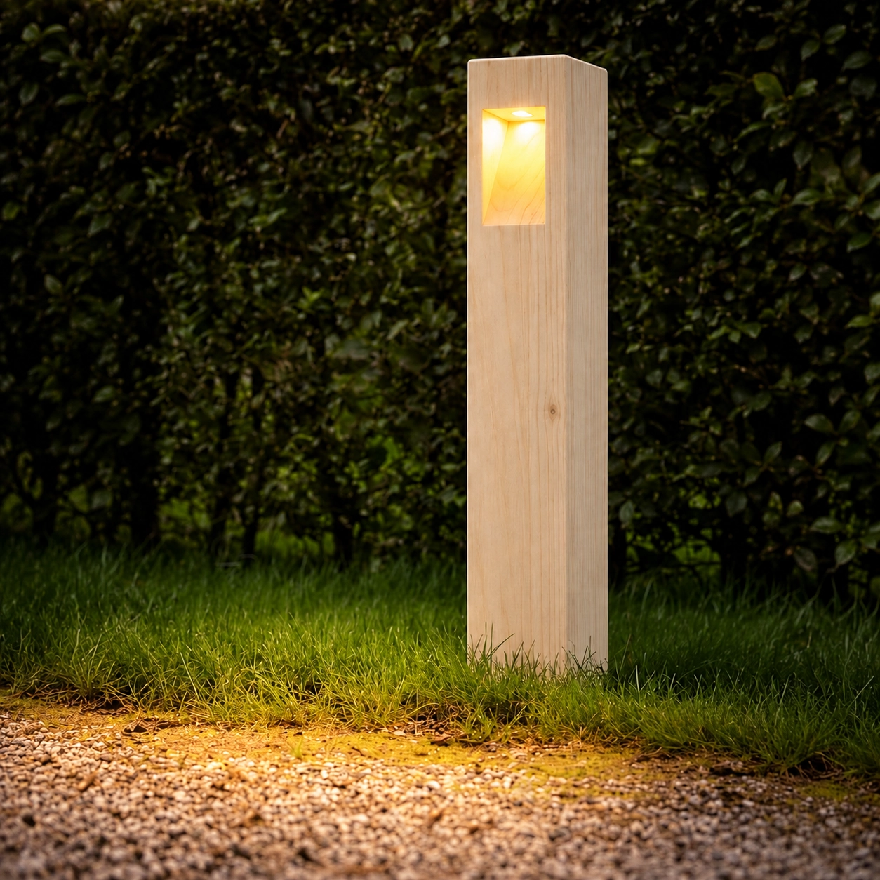 Wooden path lighting Guarda Accoya - 110cm 2700K