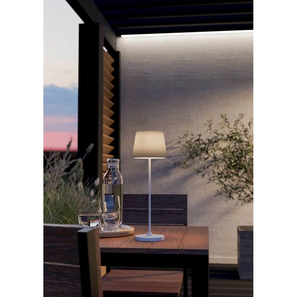 Table lamp Leonero white with green Eglo 9002759759339
