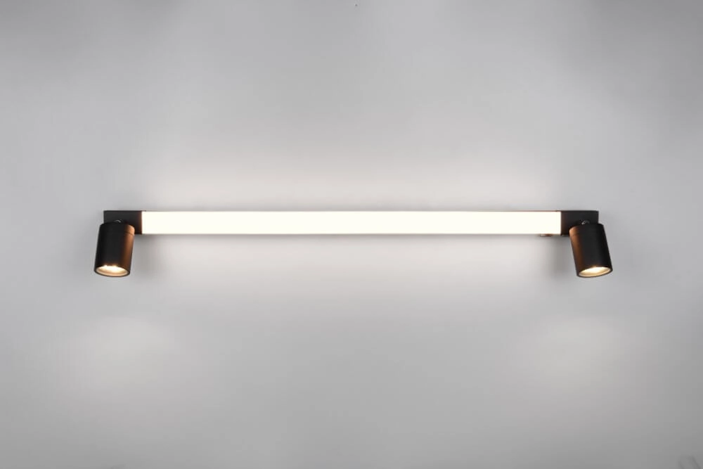 Mirror lamp Enrico 90cm - black Trio 4017807615654