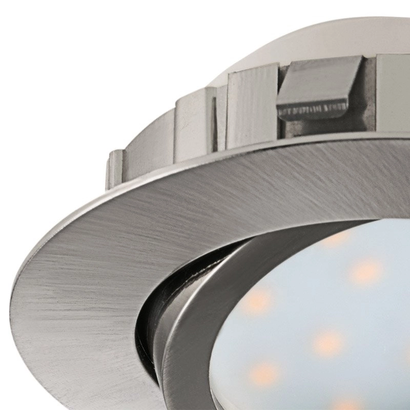 LED ceiling spot Pineda Round 6w - 3000K - 8.4cm nickel Eglo 9002759958565