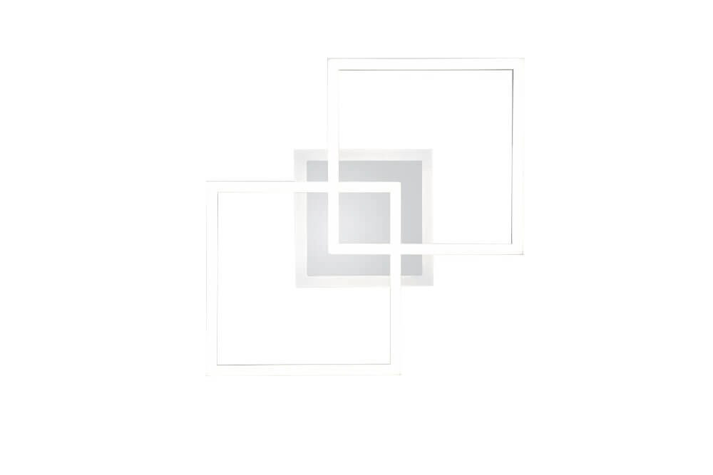 LED ceiling lamp Venida dimmable 2-light chrome Trio 4017807521931