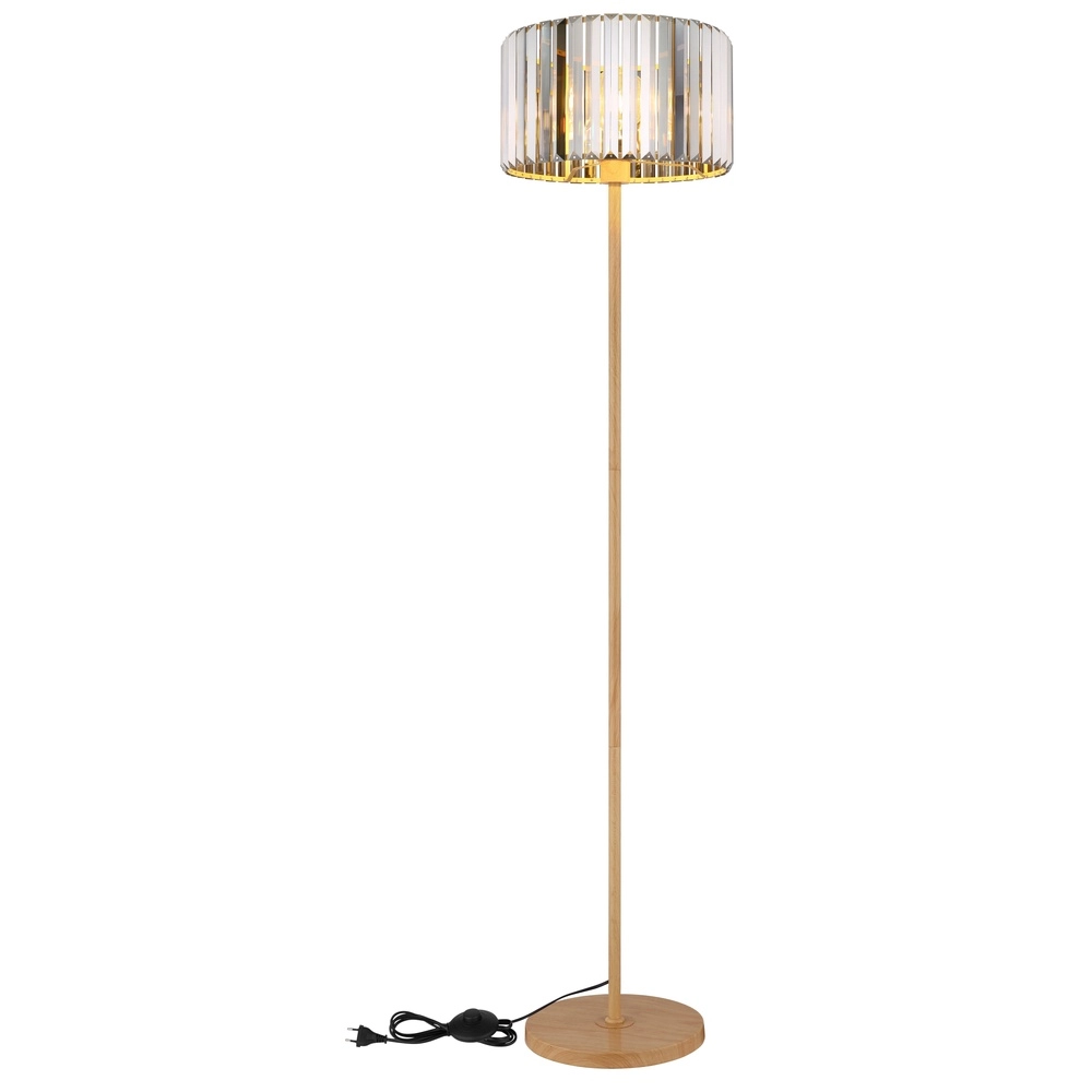 Floor lamp Run wood Globo 9007371513970
