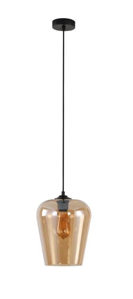 Hanging lamp Tombo amber Ø 23cm Artdelight 8719831737635