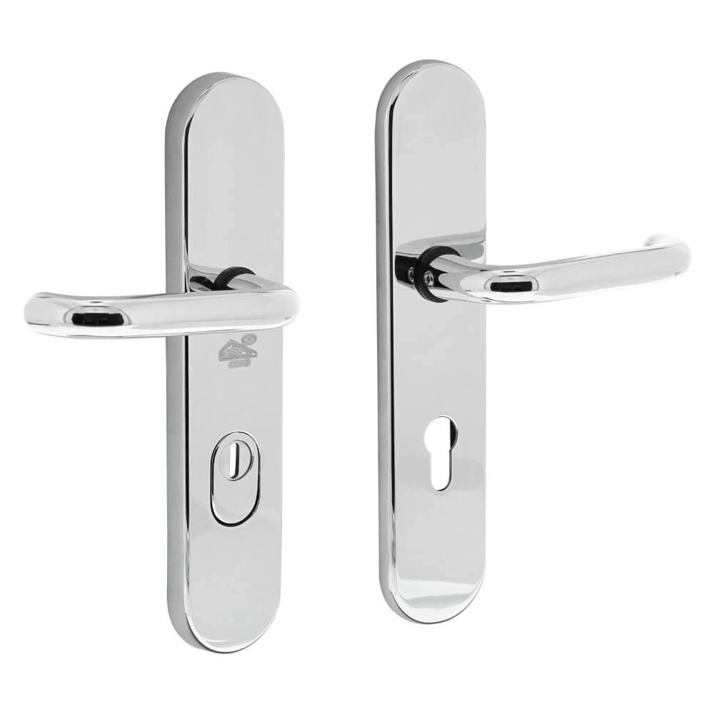 Security fittings Aurano Core pull protection PC 72mm chrome