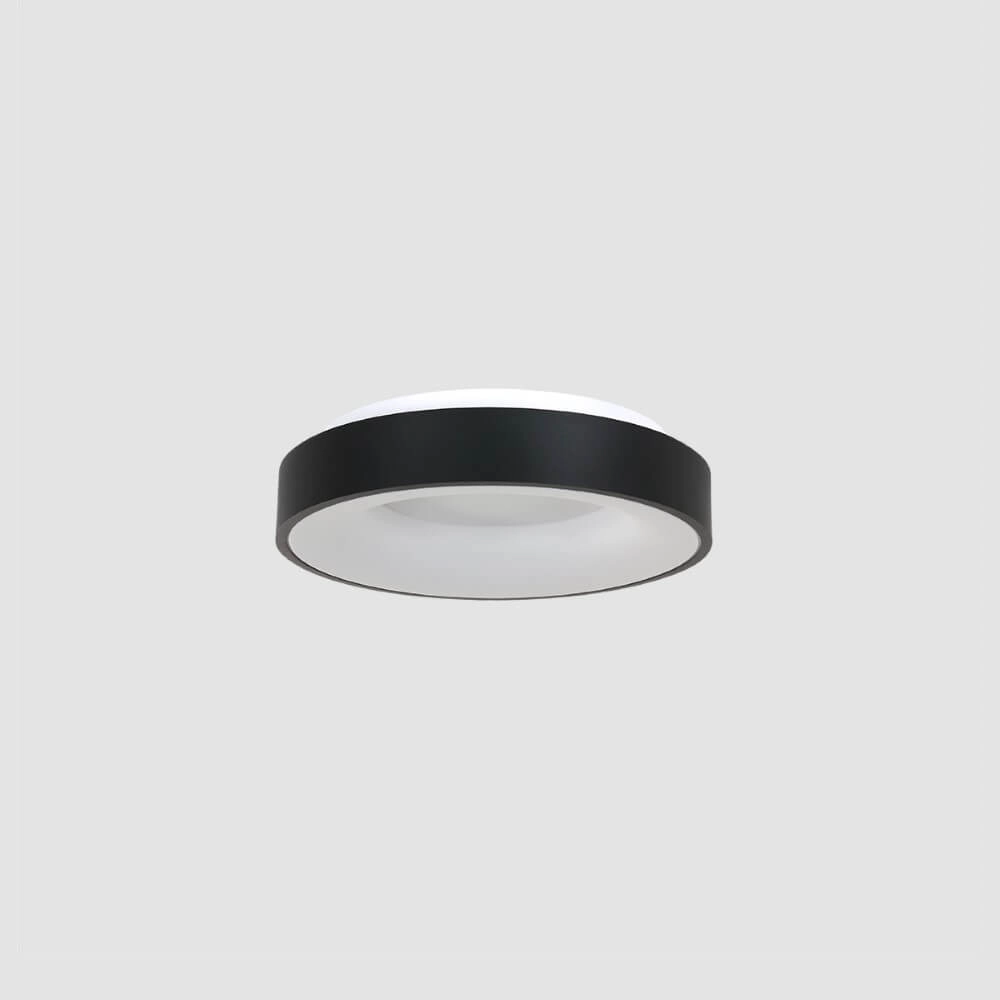 Black ceiling lamp Ringlede Ø 30cm Steinhauer 8712746135770