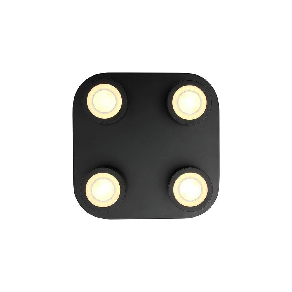 4-light ceiling lamp Clyde Black design Nordlux 5704924018435