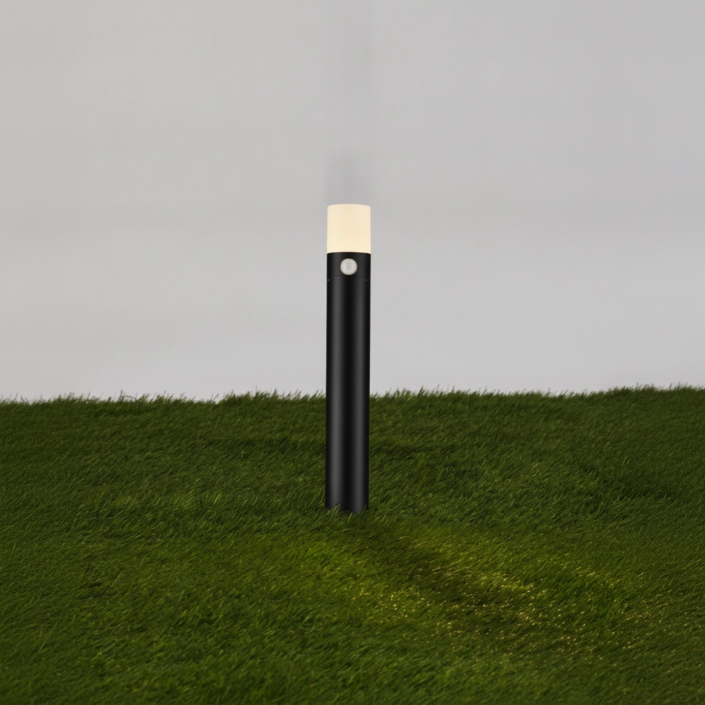 Design garden lamp Paul Black with sensor