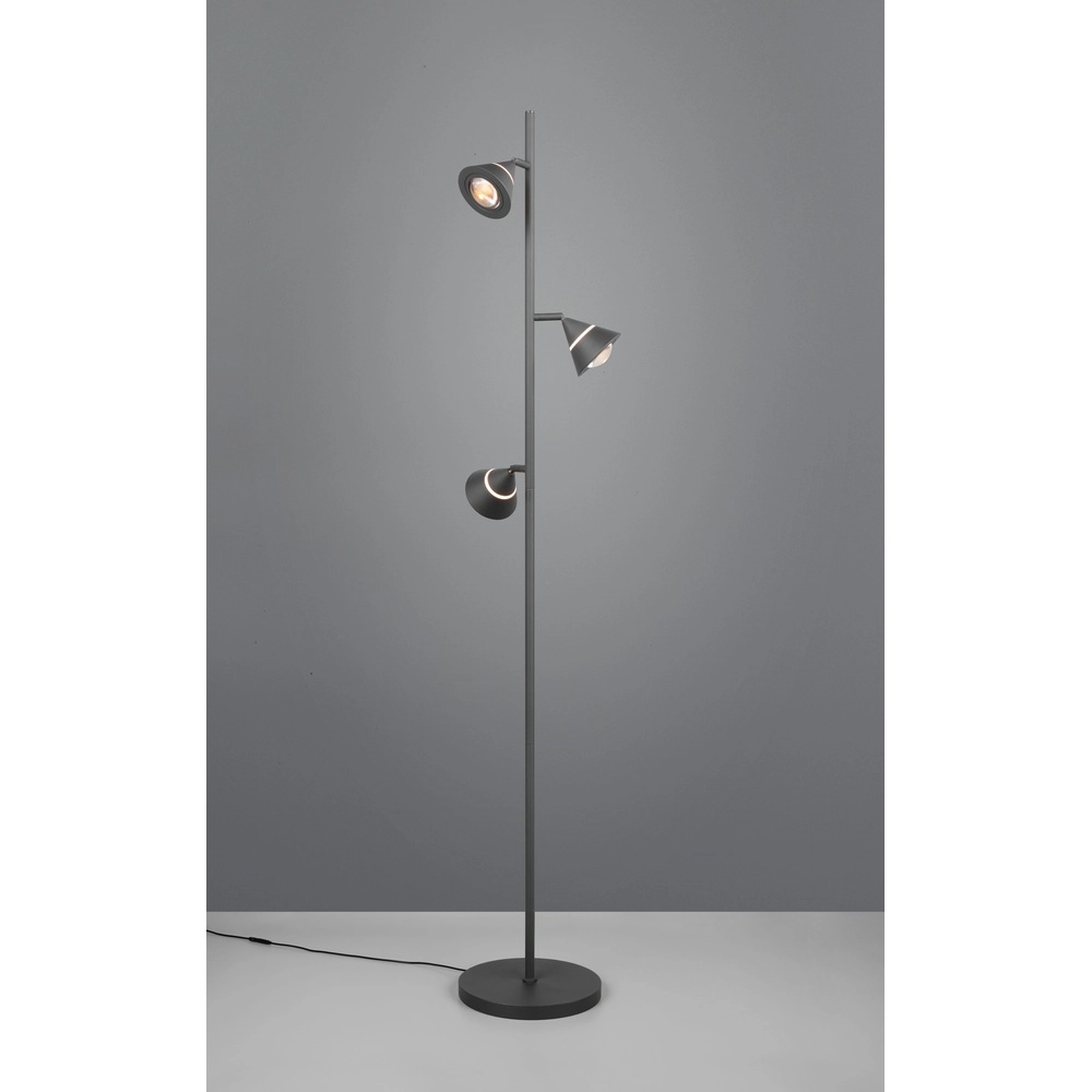 Floor lamp Romeo black Trio 4017807675399