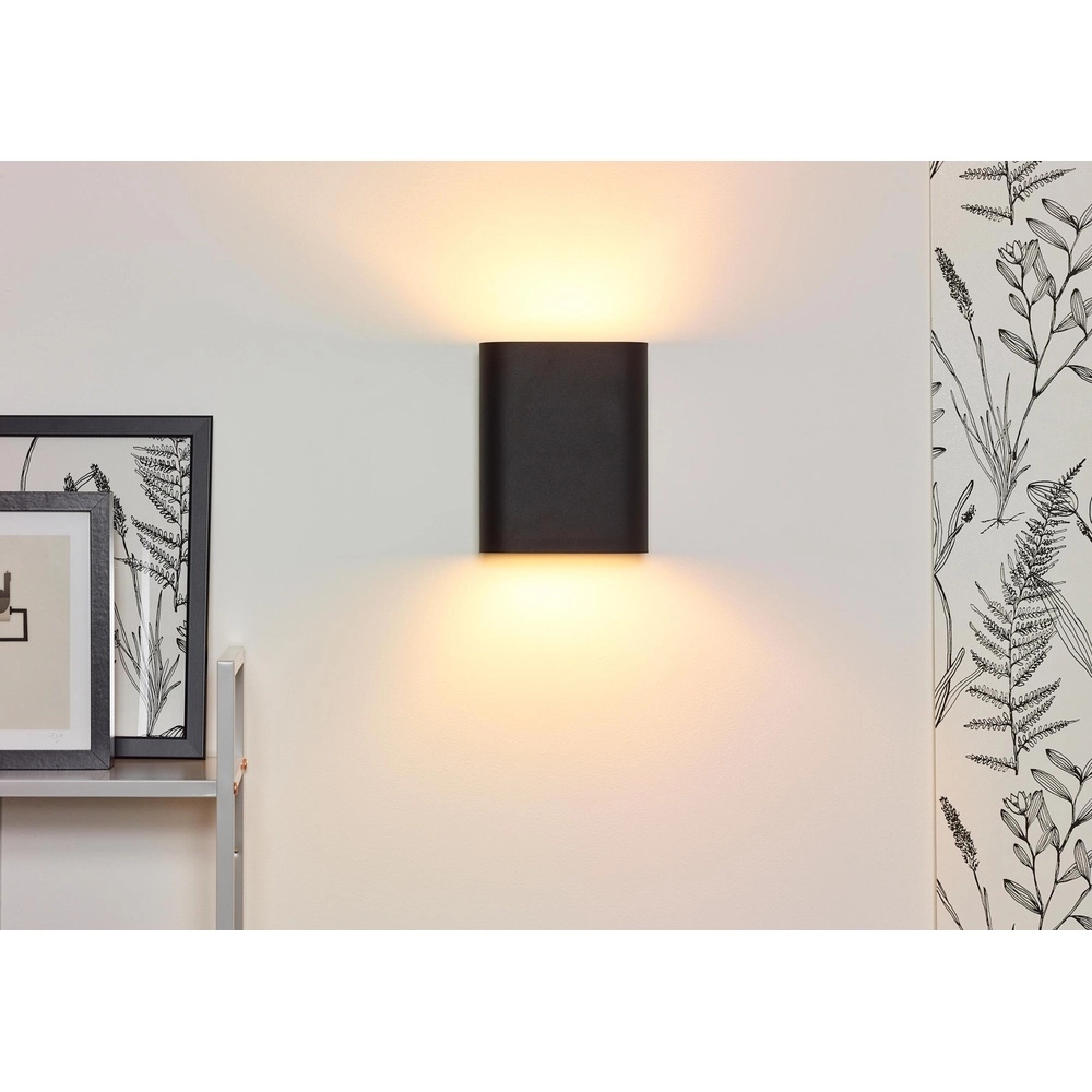 Design wall spot Ovalis Black Lucide 5411212126894