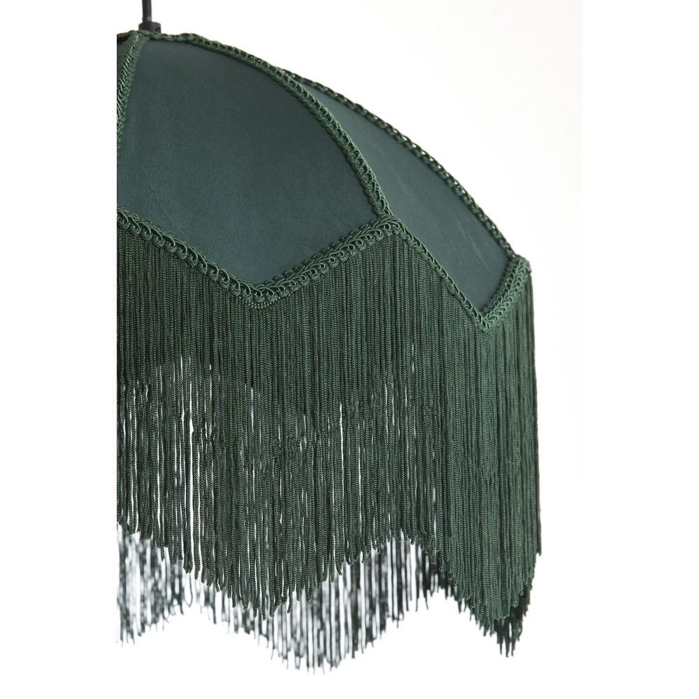 Pendant lamp Malacia Ø 40cm - velvet green Light & Living 8717807759261
