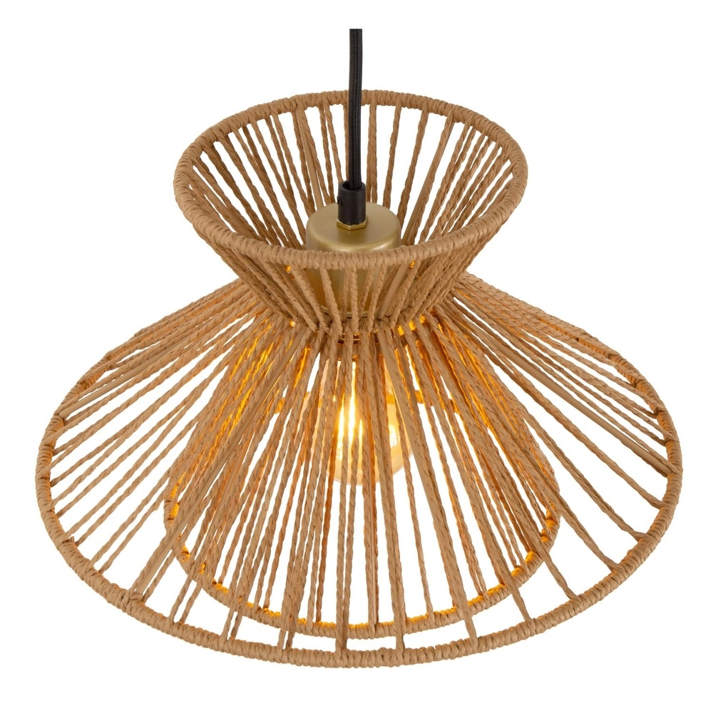 Pendant lamp Tasman Rattan Lucide 5411212106001