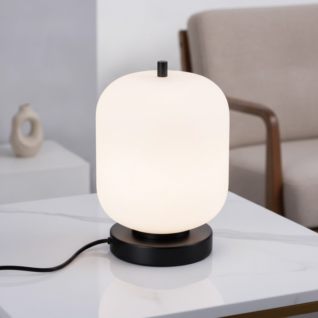 Table lamp Lato black and white
