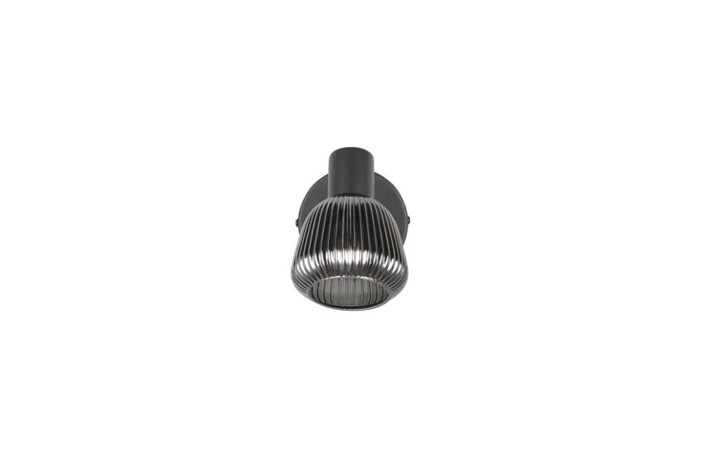 Wall light Tarifa with ribbed glass Trio 4017807615821
