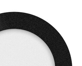 Led ceiling light Anne 10w - 2700K - Ø17cm black ETH 8720195301592