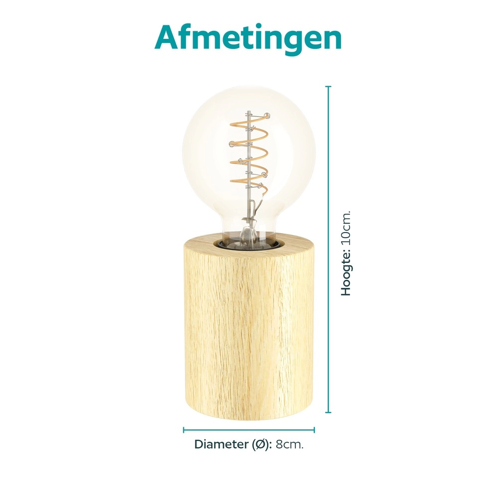 Table lamp Murama oak wood