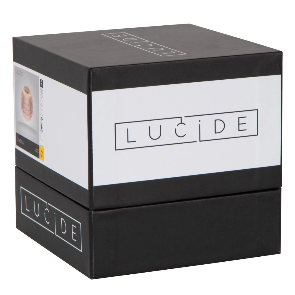 Golden table lamp Cintra rechargeable Ø 9cm - 2700K Lucide 5411212134486