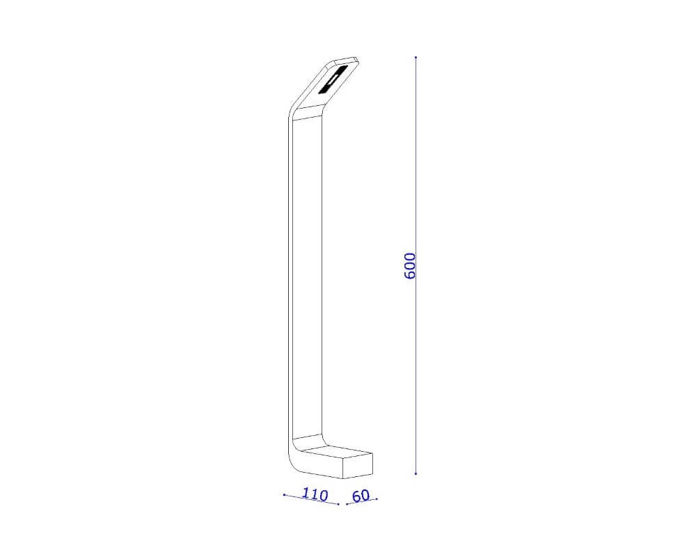 LED path lighting Koloa 60cm Artdelight 8719831730018