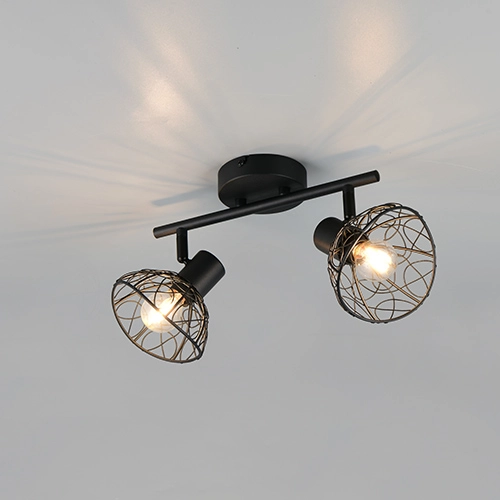 Ceiling lamp Yako Double Black
