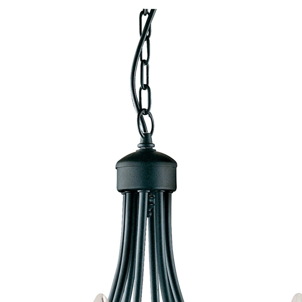 Black chandelier Maypole 8-light Searchlight 5013874221056