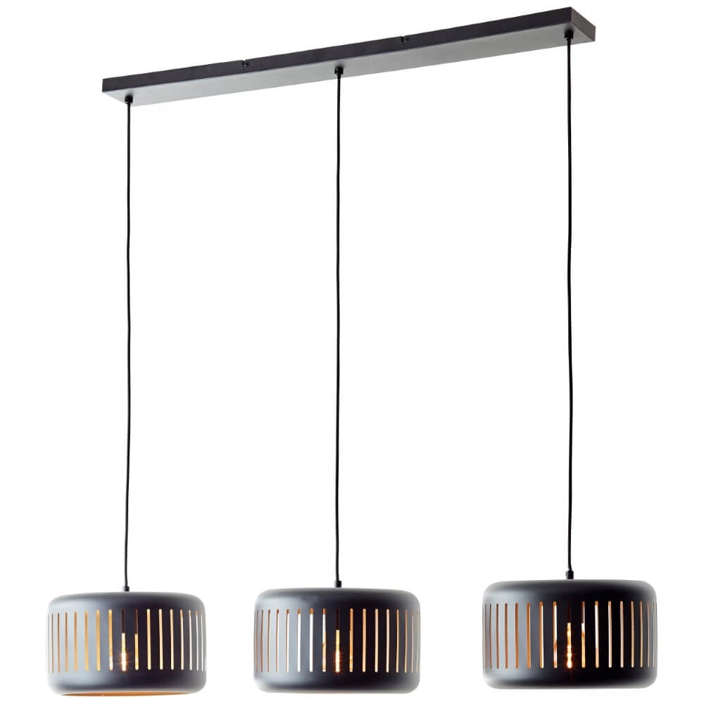 Dining table pendant lamp Tyas 3 hoods Brilliant 4004353411472