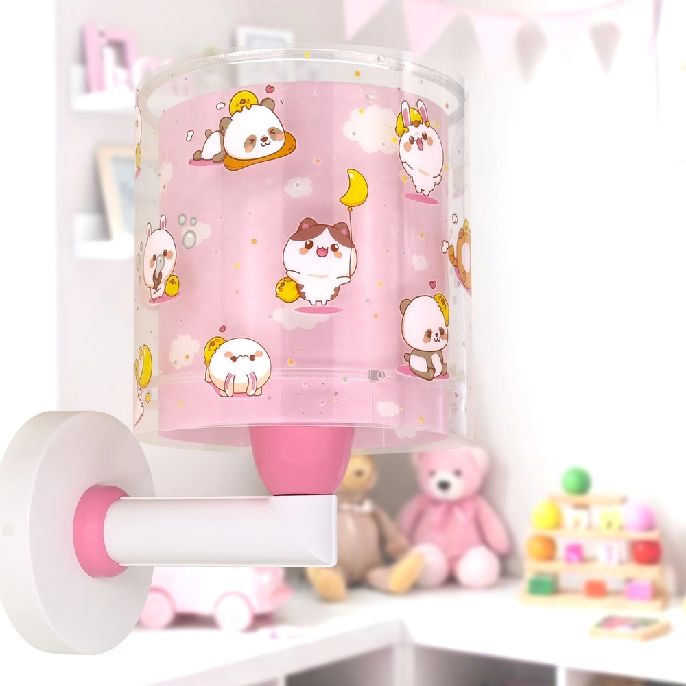 Children's wall lamp Kawaii Friends Pink glow in the dark Dalber 8420406002224