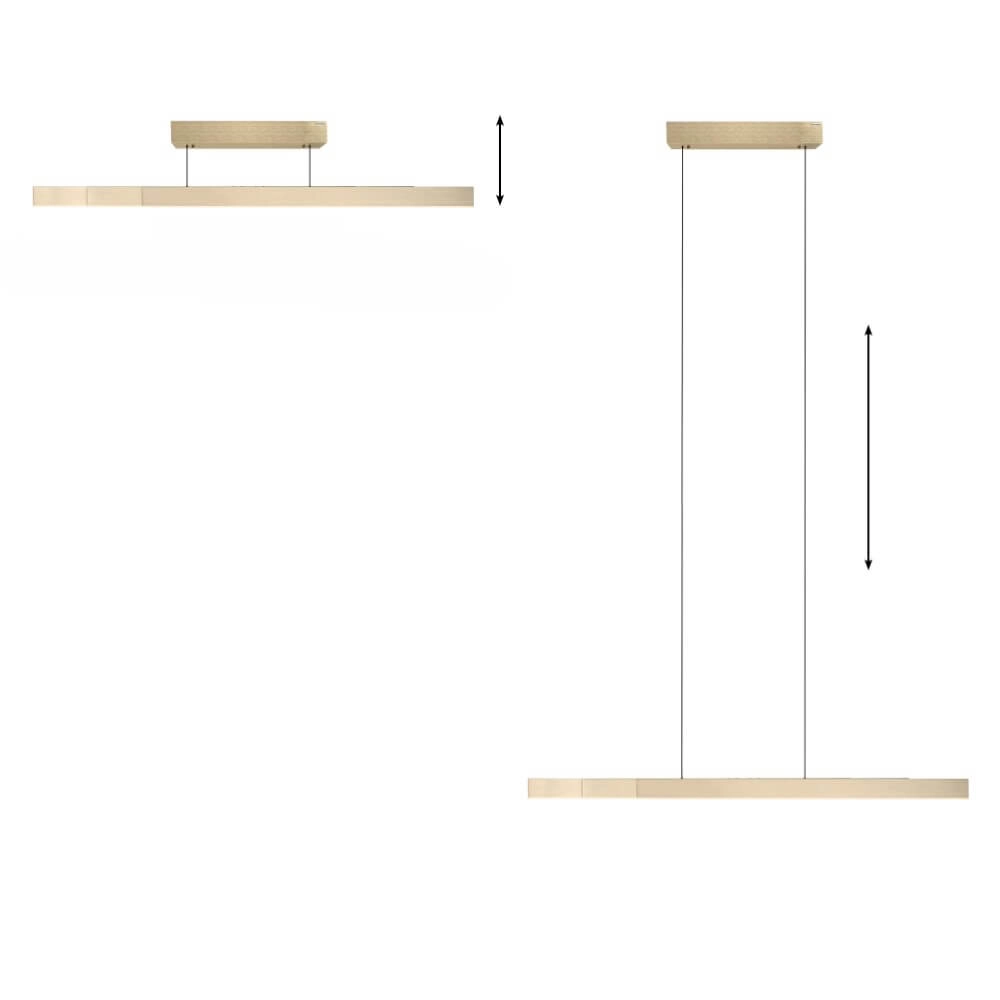 Design hanging lamp Pure Moto-Rise brass Paul Neuhaus 4012248371626
