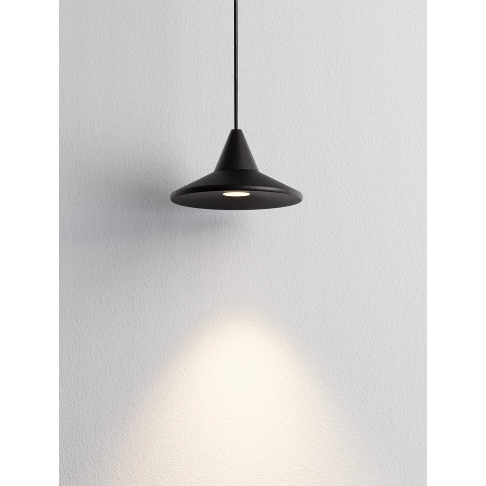 Pendant lamp Dro sleek design black