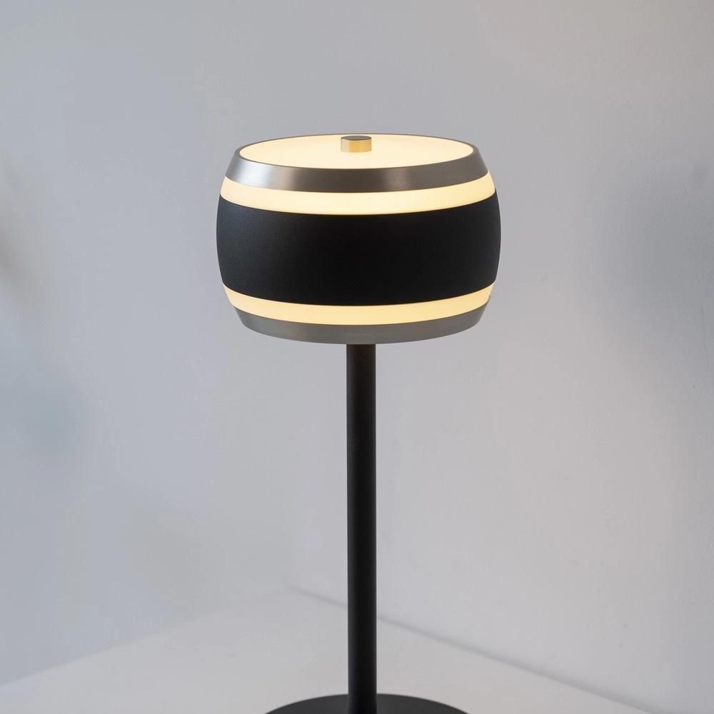 Led table lamp Pure Falling Rings black pearl Paul Neuhaus 4012248396612