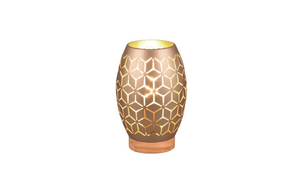 Brown table lamp Bidar Trio 4017807579017
