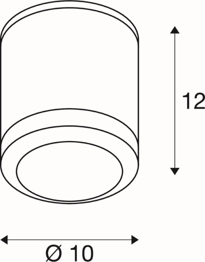 Led ceiling spot Enola 3000K/4000K SLV 4024163264037