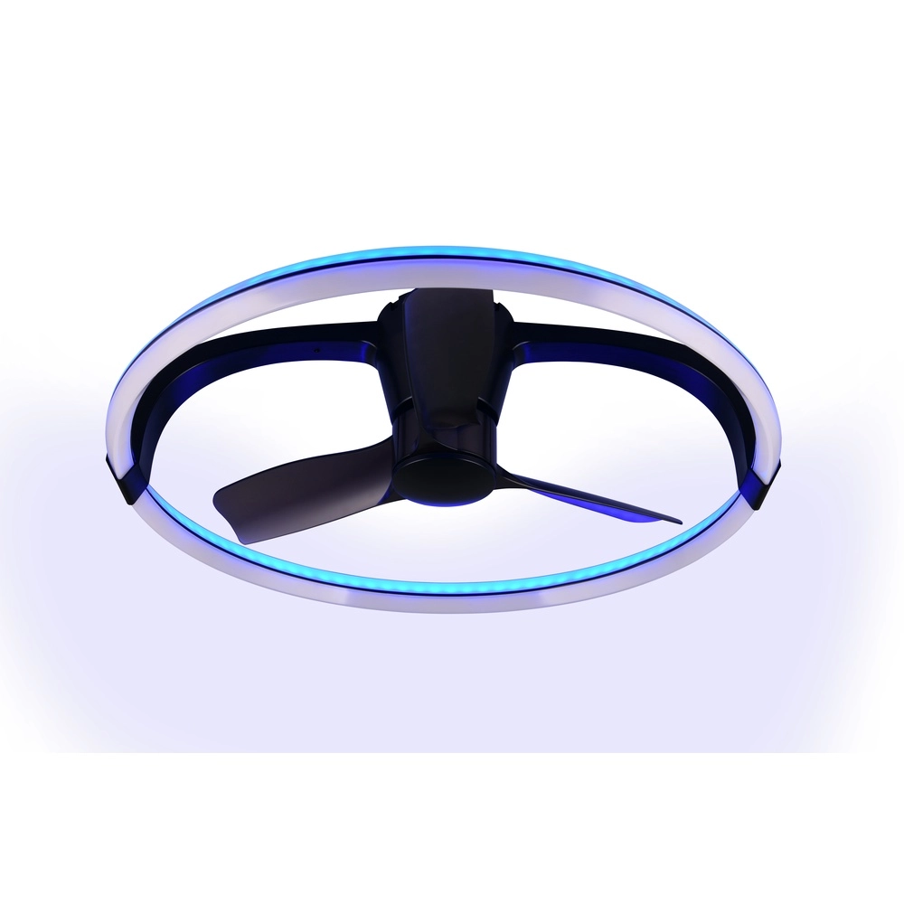 Smarthome fan Stockholm black Ø 73,5 Tuya Trio 4017807693133