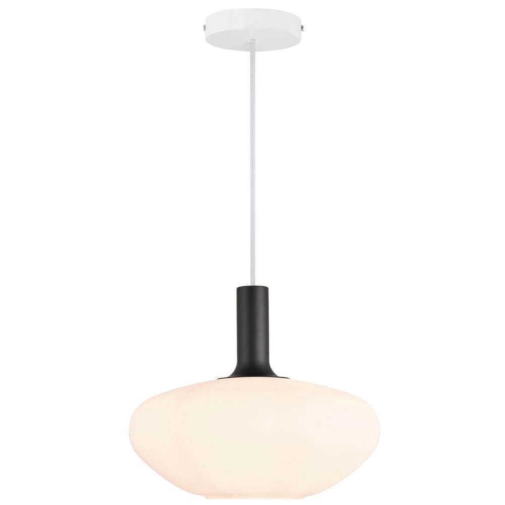 Glass pendant lamp Alton Ø 35cm white Nordlux 5704924000355