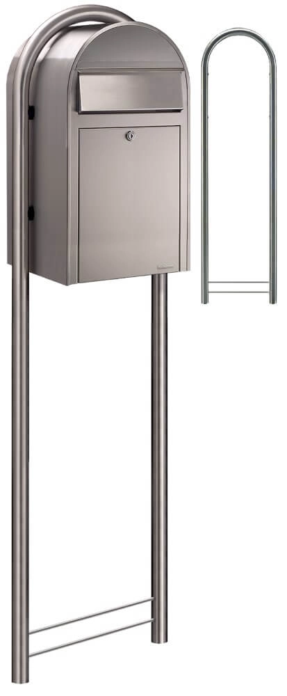 Mailbox Grande i Stainless steel Bobi 6417237033116