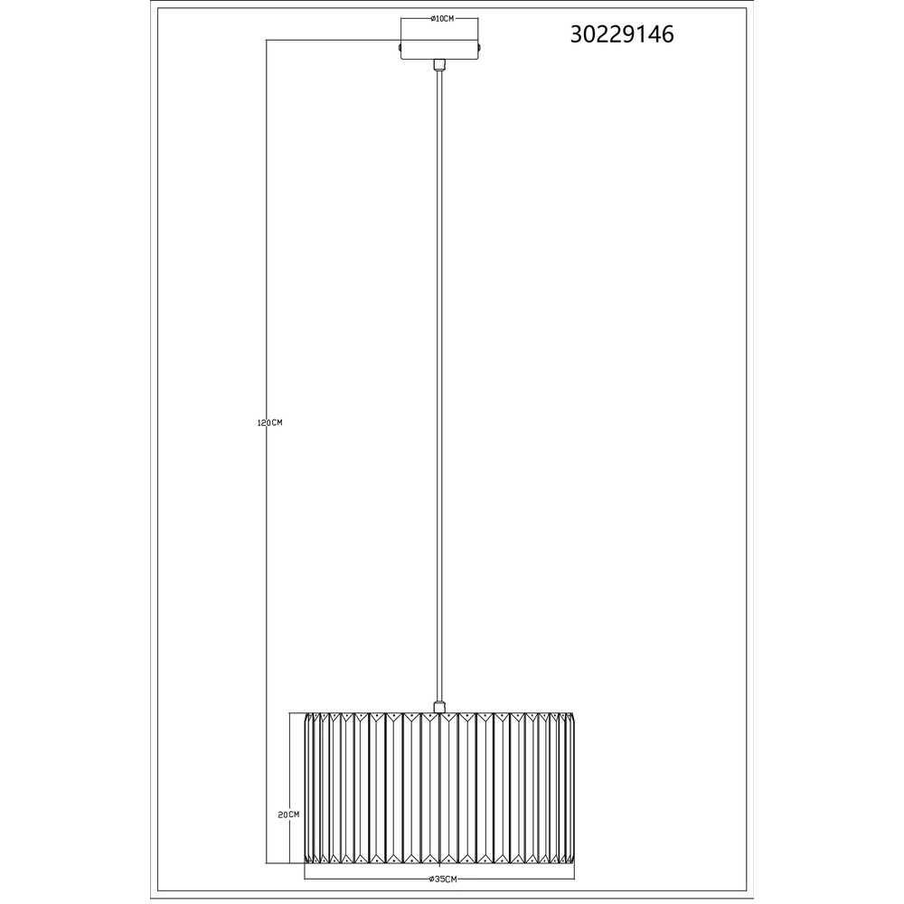 Pendant lamp Run wood Ø 35cm Globo 9007371513963