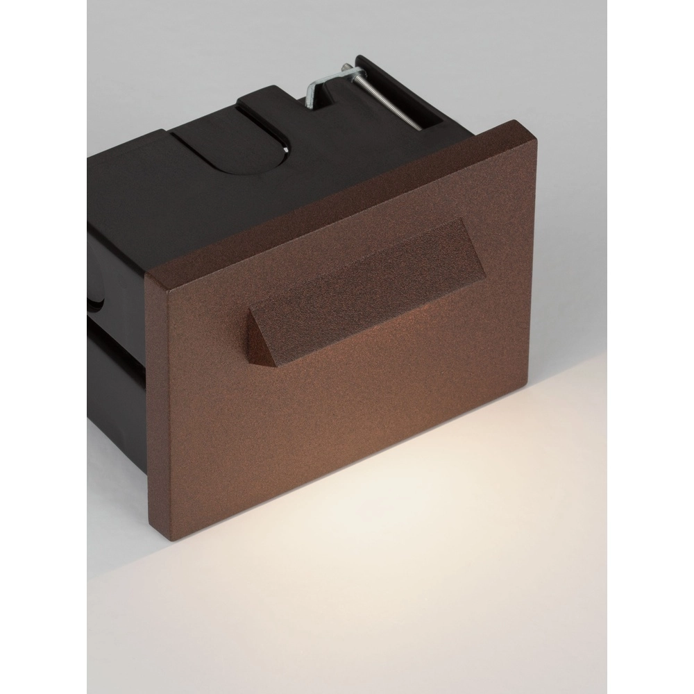 Recessed light Recto for wall rust brown Lyora 5212063504967