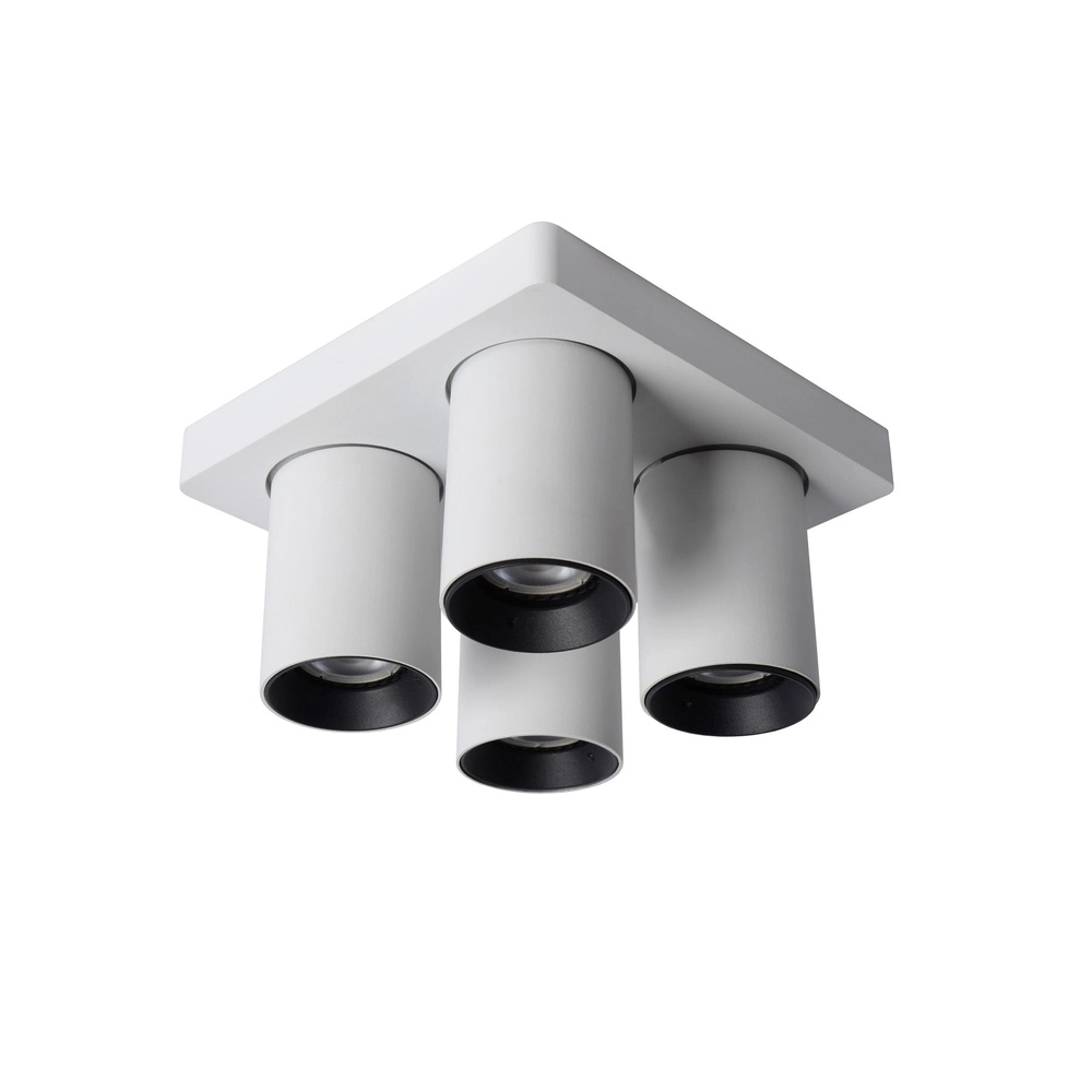 Ceiling spotlight Nigel 4-light white