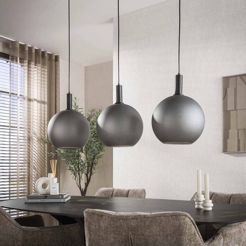Glass pendant lights Bubble 3x E27 Lyora 8716803513471