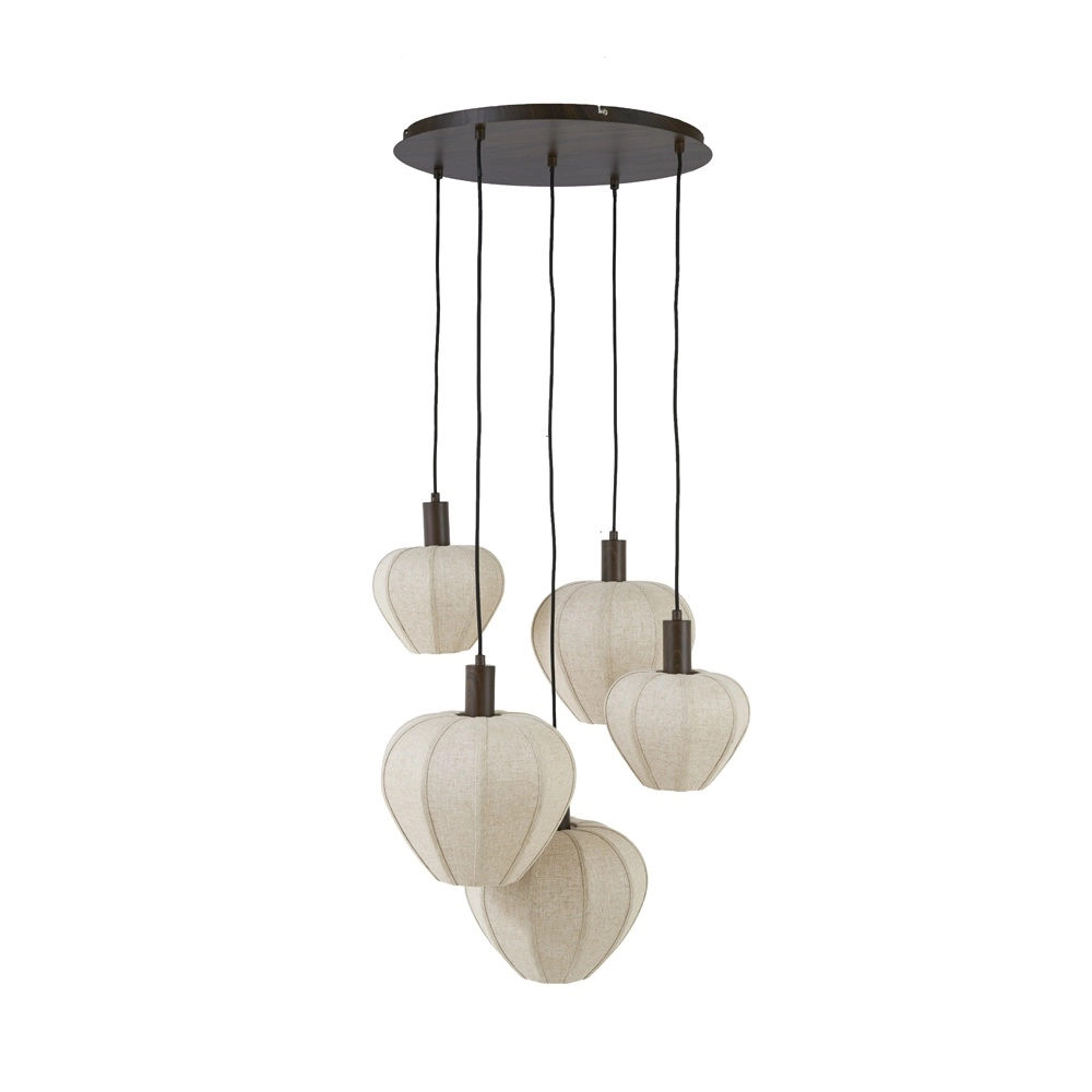 Japandi pendant lamp Huxi 5-light Light & Living 8717807843458