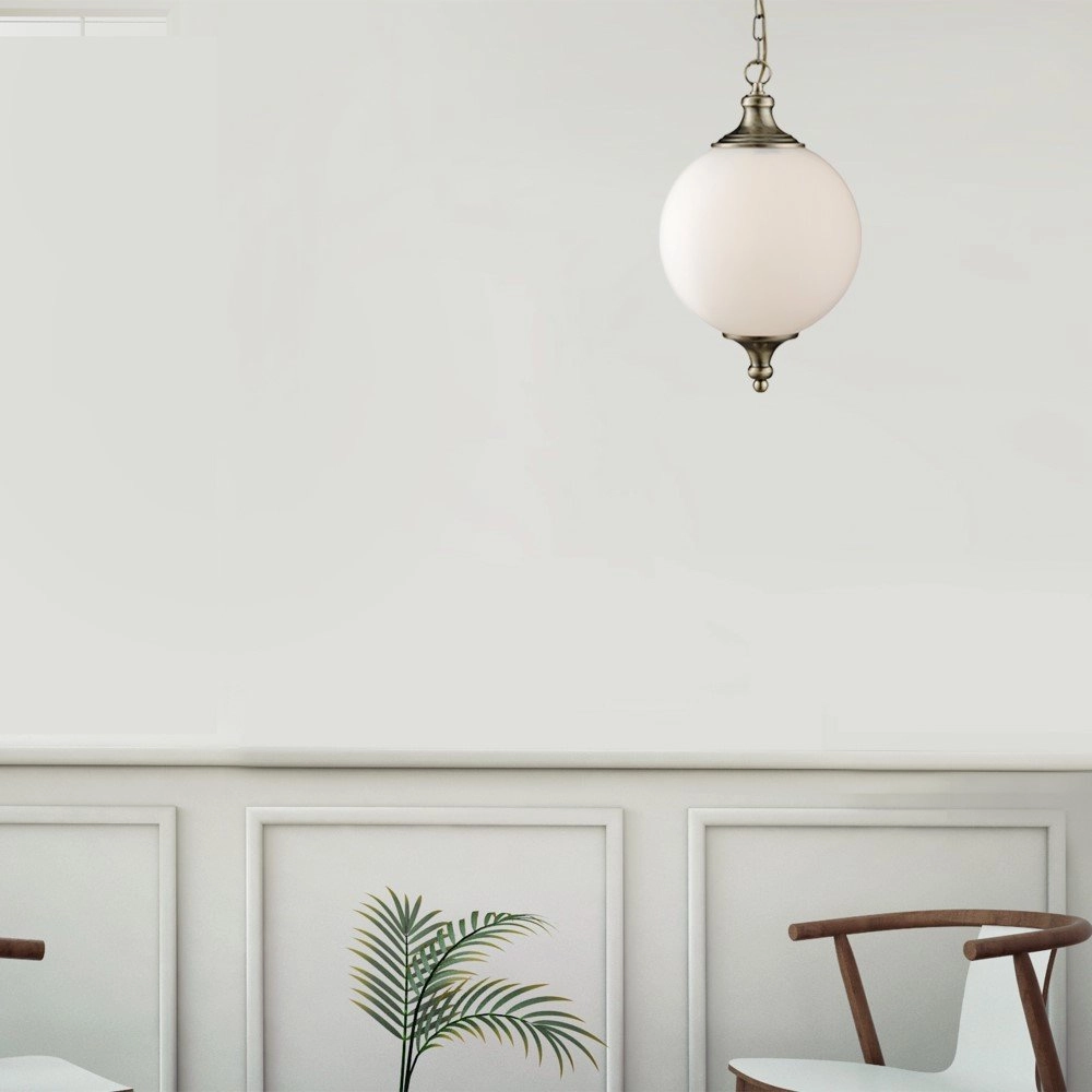 Pendant lamp Avalon Ø 25cm Searchlight 5053423039138