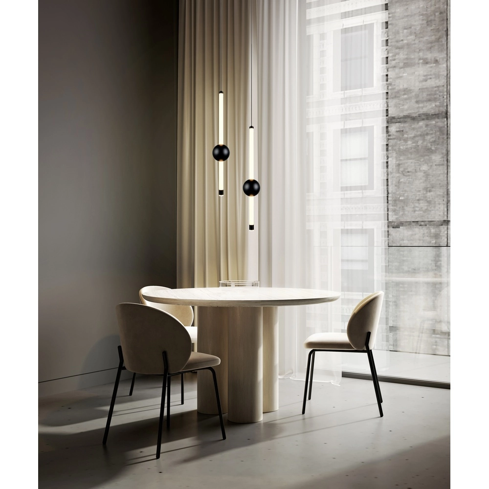 Modern pendant lamp Melita black Trio 4017807661927