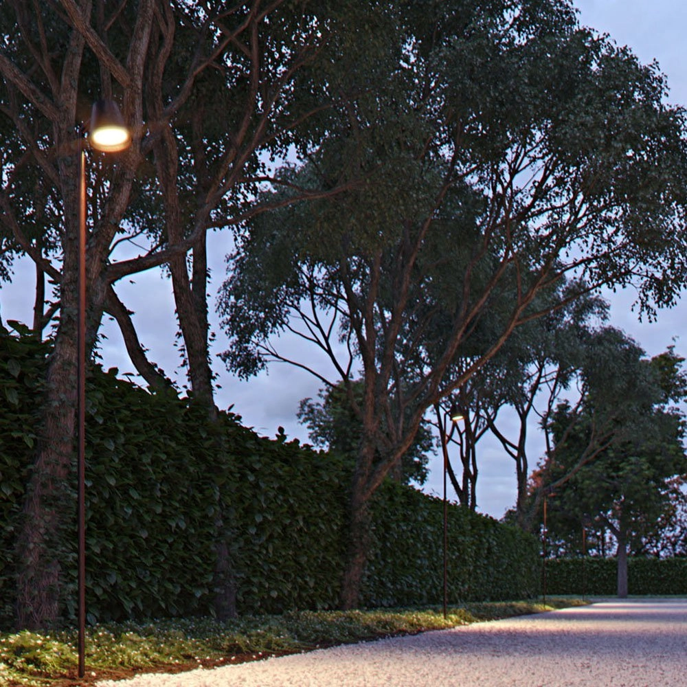 Outdoor lamp downlight Parker Bronze Royal Botania