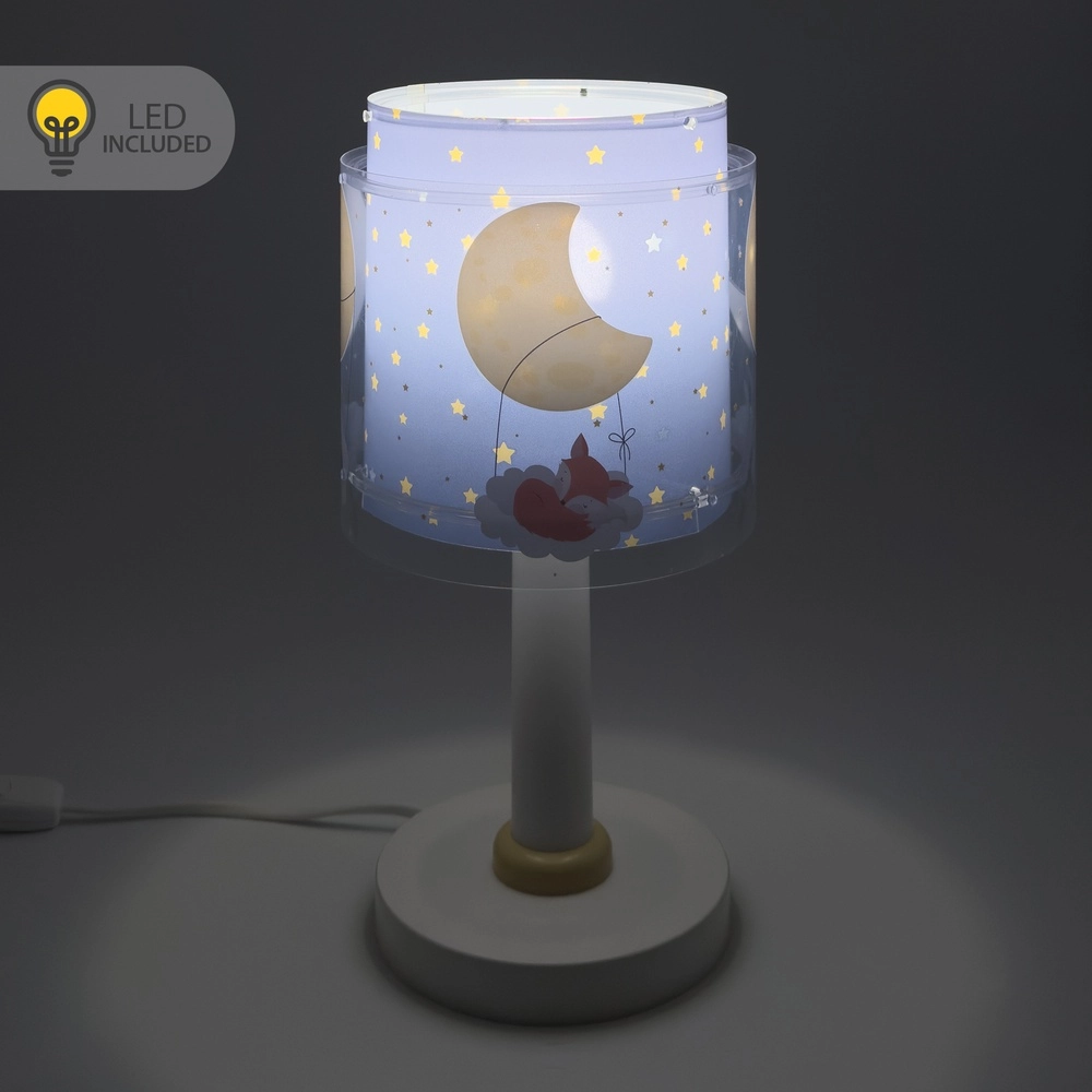 Children's room table lamp Moon Dreams blue Dalber 8420406766317