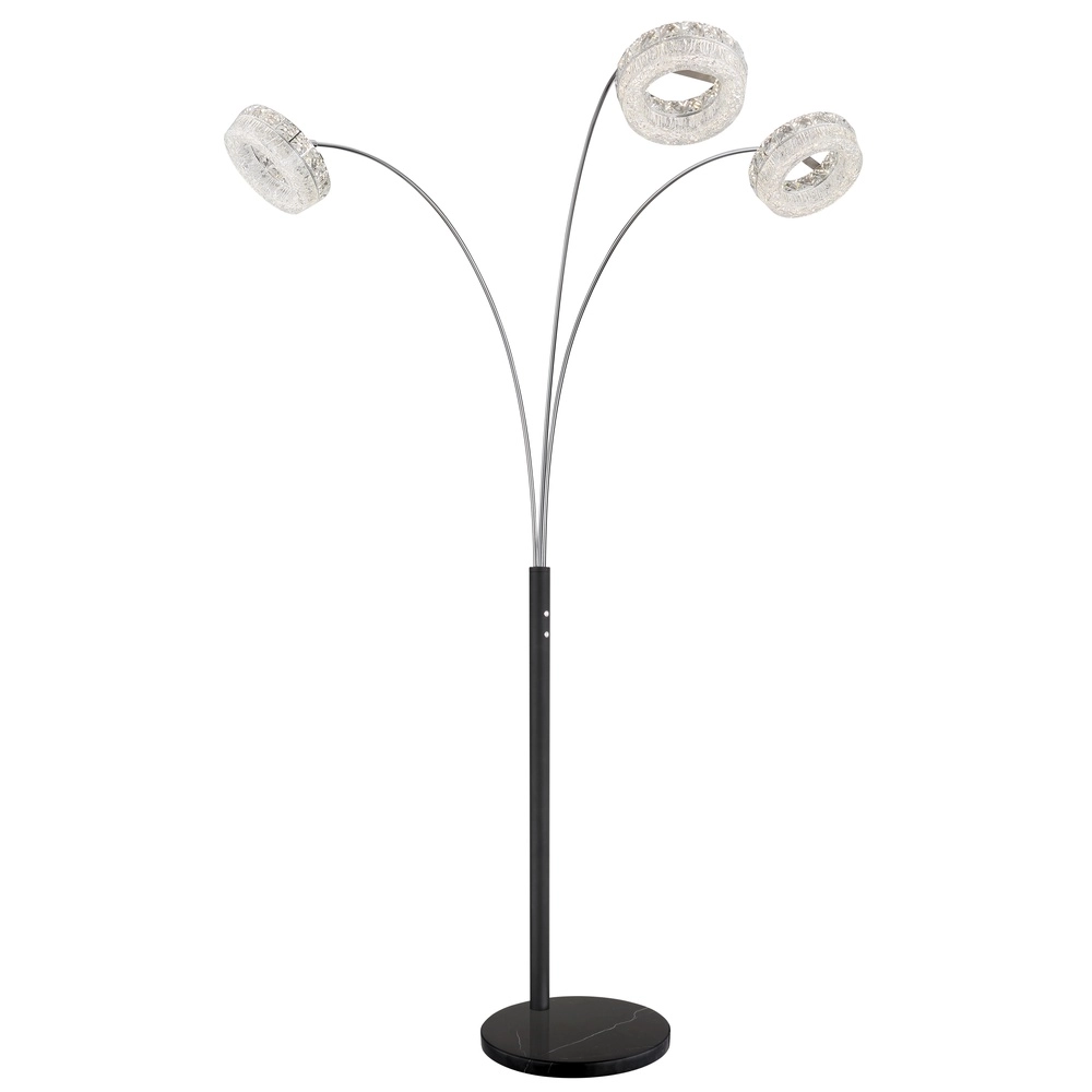Floor lamp Laurel Black Globo 9007371579044