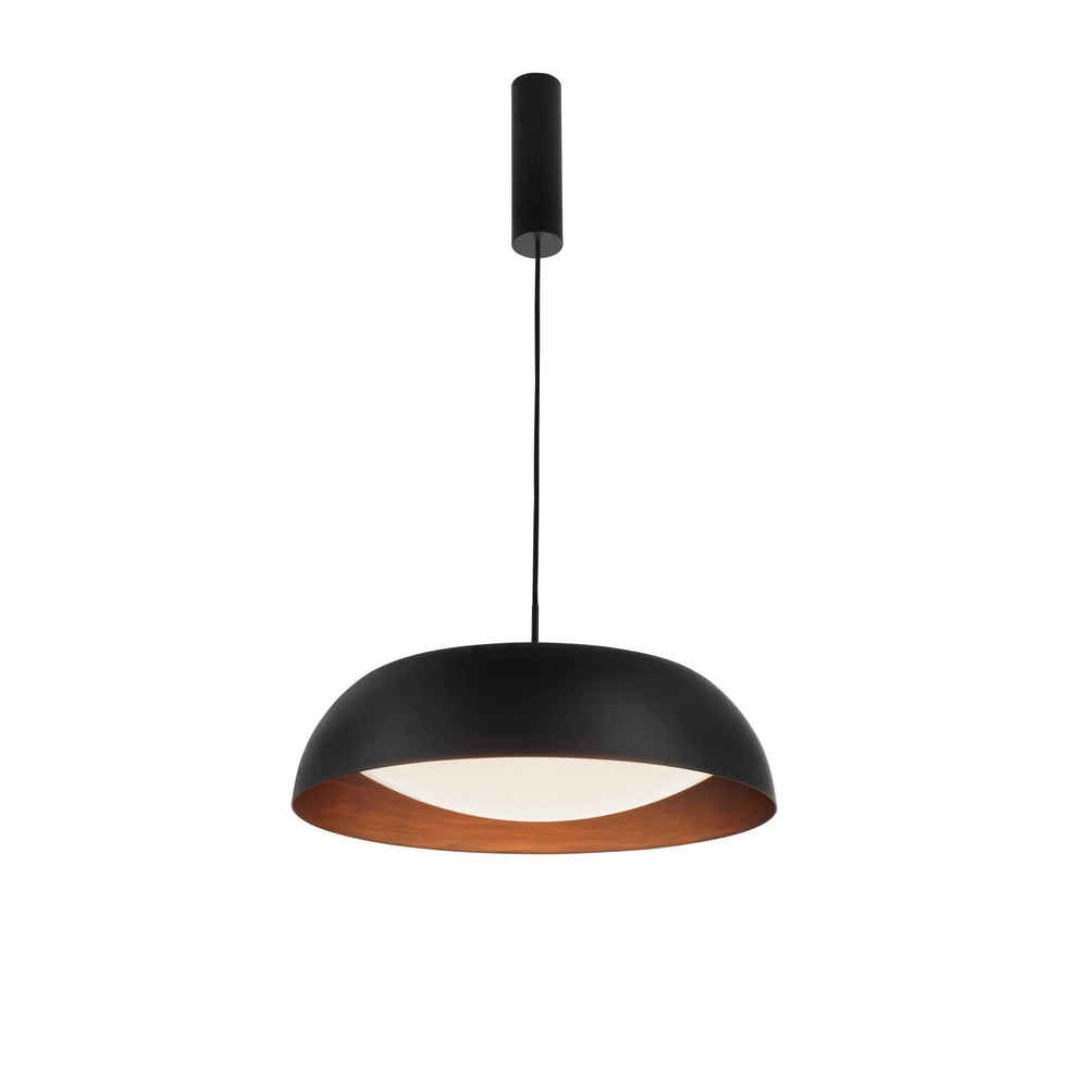 Design pendant lamp Landon black with copper Lyora 5212017413611